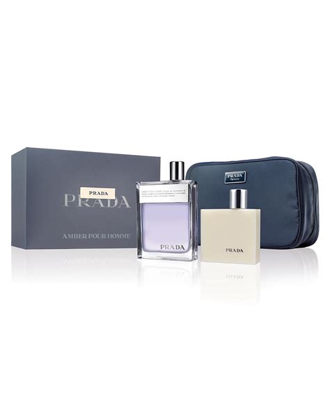 prada amber aftershave gift set|prada l'homme gift set.